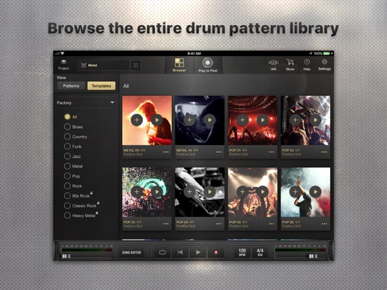 X Drummer: Songwriting Tool iPad app afbeelding 2