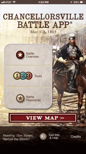 Chancellorsville Battle App screenshot 1