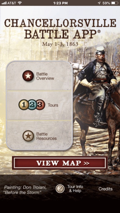 Chancellorsville Battle App Screenshot