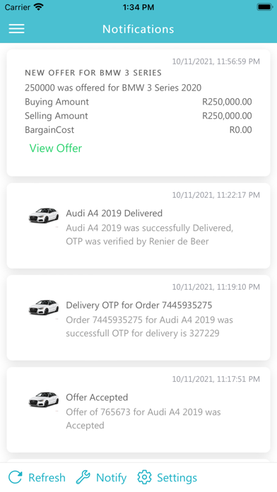TopCar Buyer Screenshot