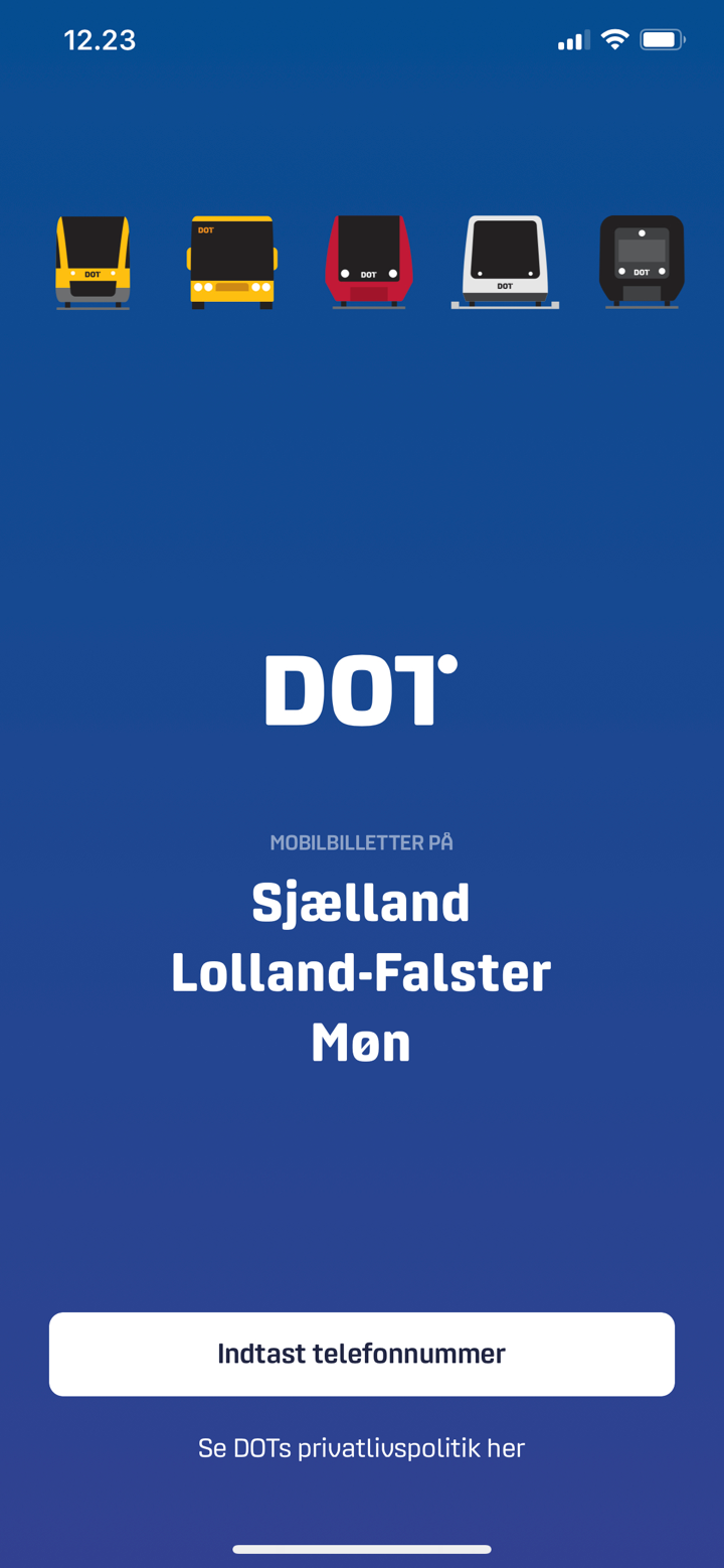 DOT Billetter screenshot 1