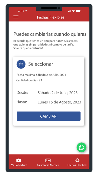 Safe Travel Assistance Screenshot