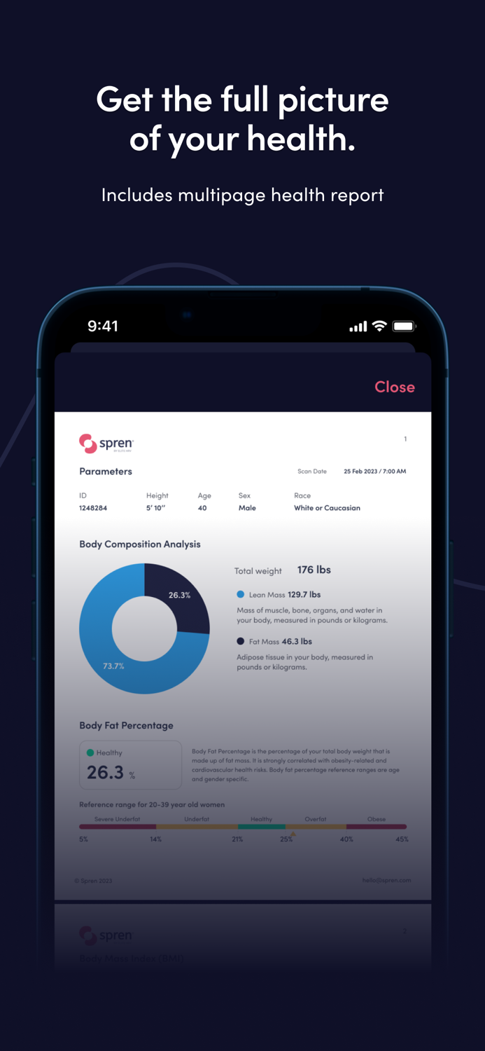 Spren Body Composition Scan
