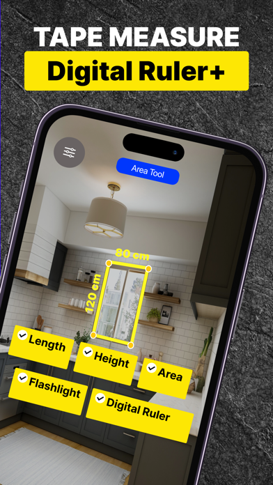 Measuring Tape+ Measure AR app Screenshot