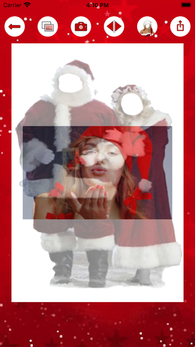 Screenshot #3 pour Visage de noël et autocollants