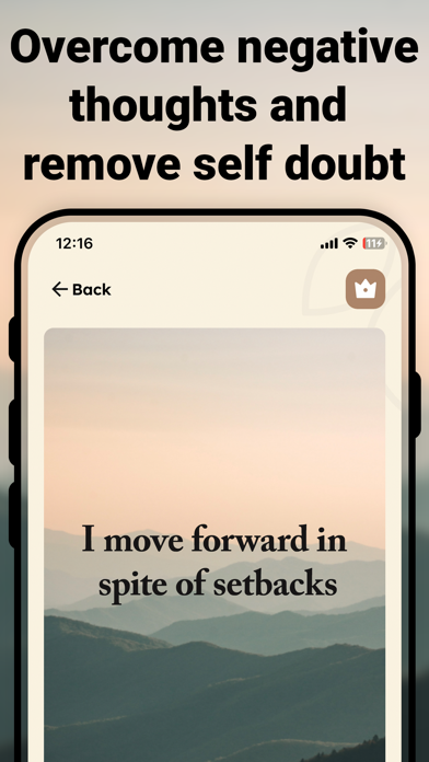 Affirmations - Daily Reminder Screenshot
