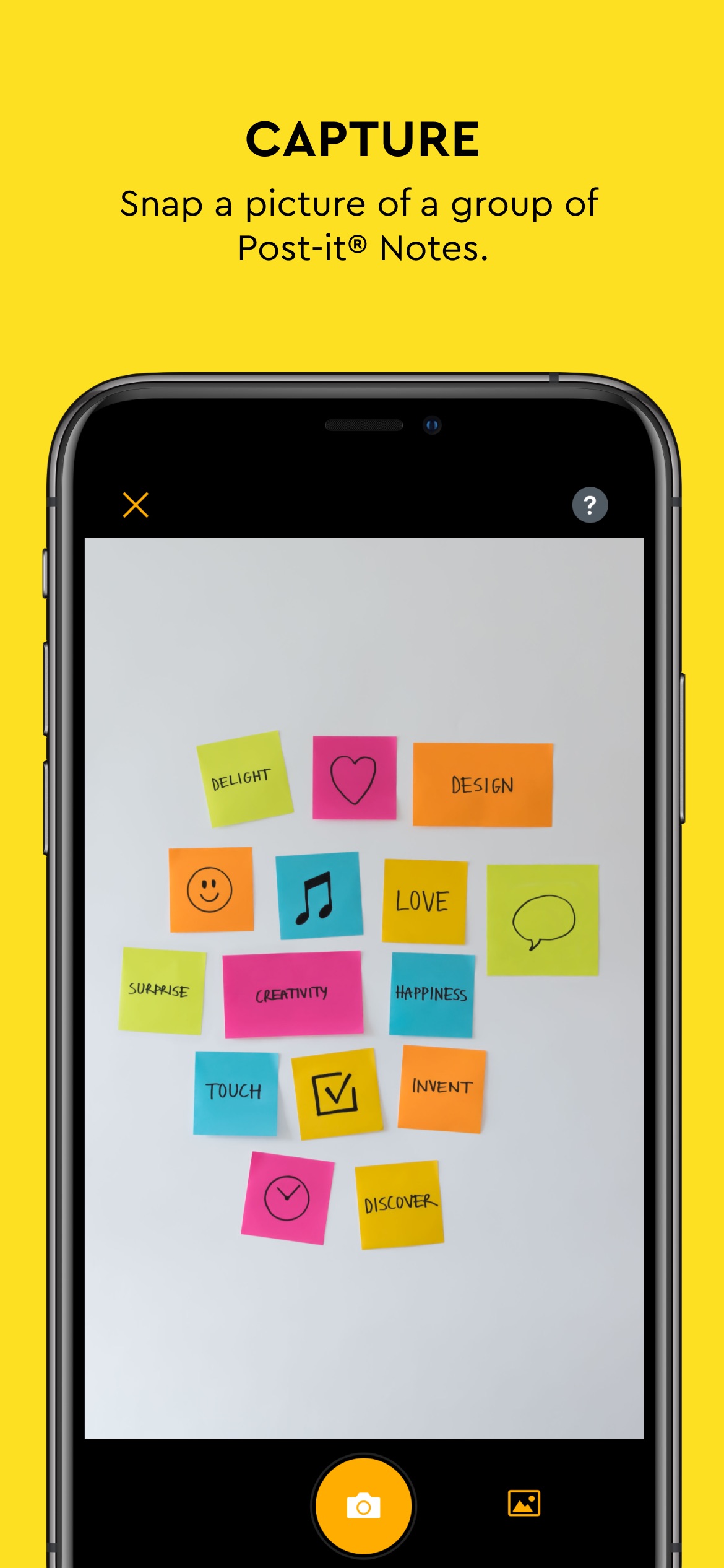 Screenshot do app Post-it®