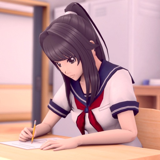 Anime Girl at High School Sim iOS App