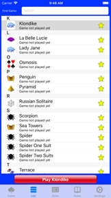 Pretty Good Solitaire Mini screenshot