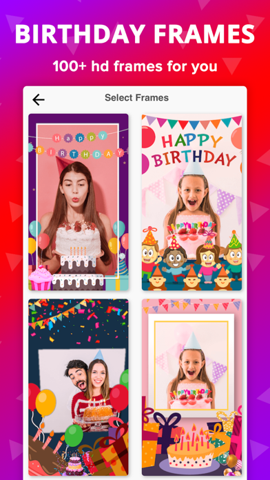 Birthday Photo Frame With Cakeのおすすめ画像4