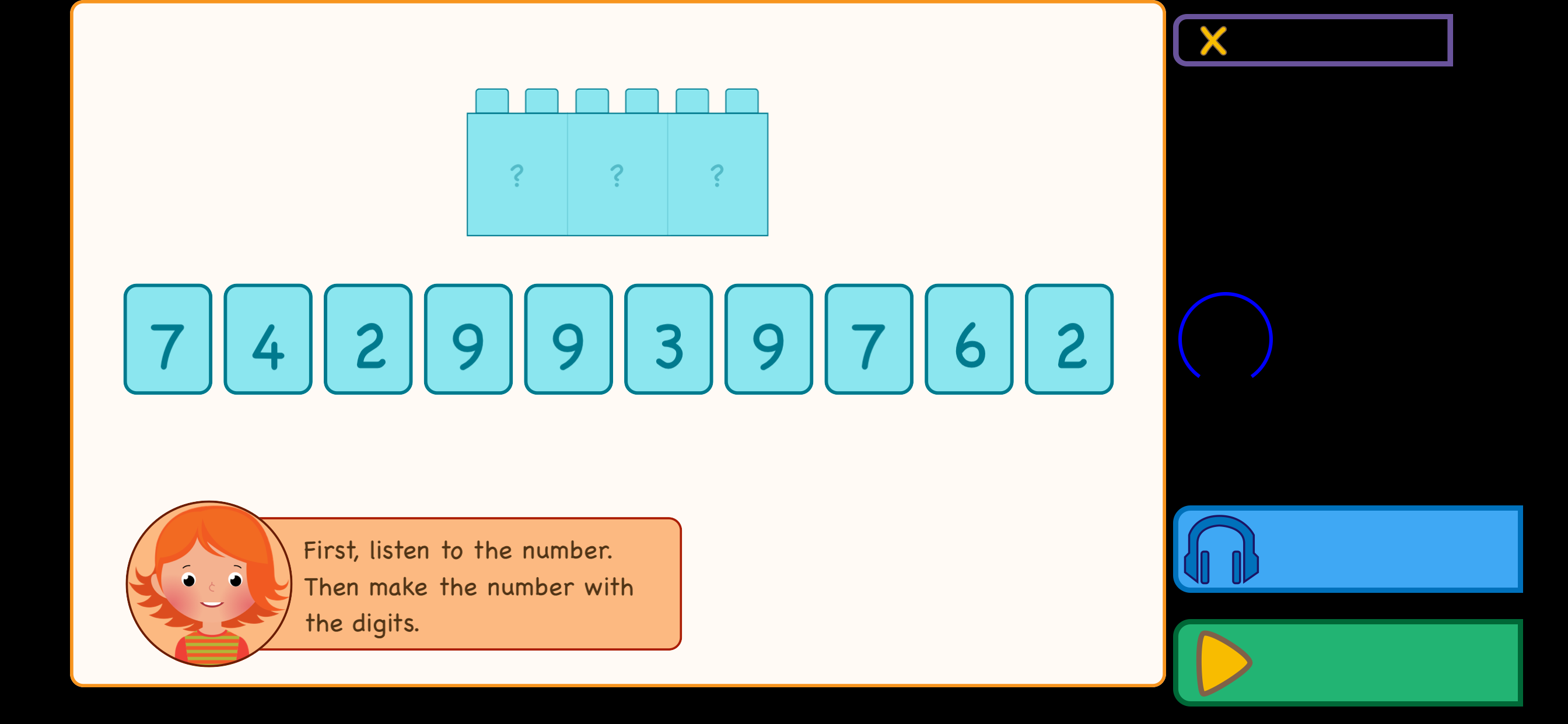 Numbers on Bricks