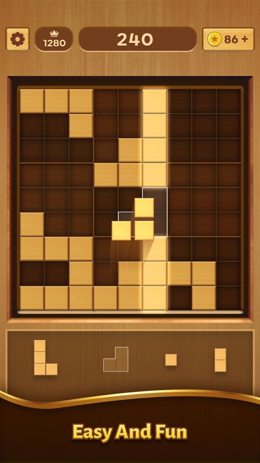 #4. Wood Block Puzzle : Brain Game (iOS) Podle: Jatin Maniya