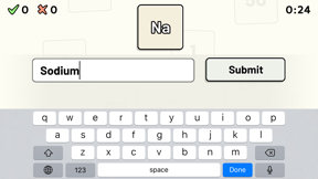 Periodic Table Quiz screenshot
