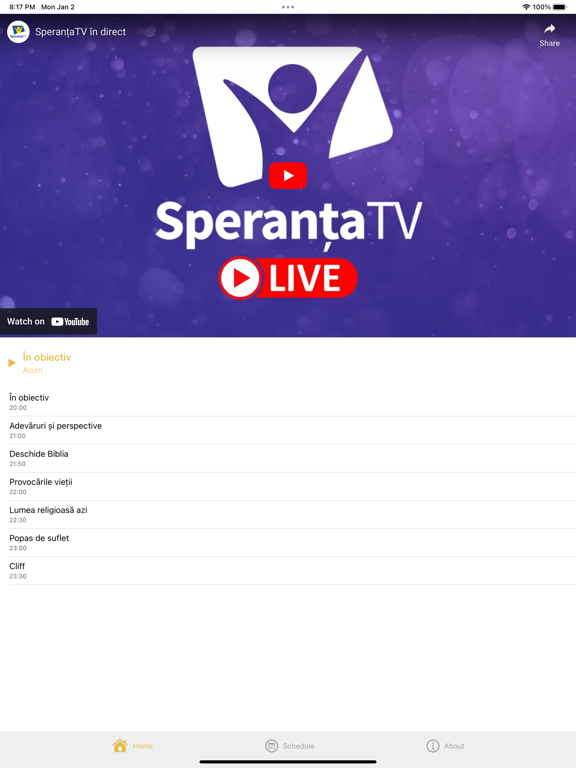 Screenshot #4 pour SperantaTV