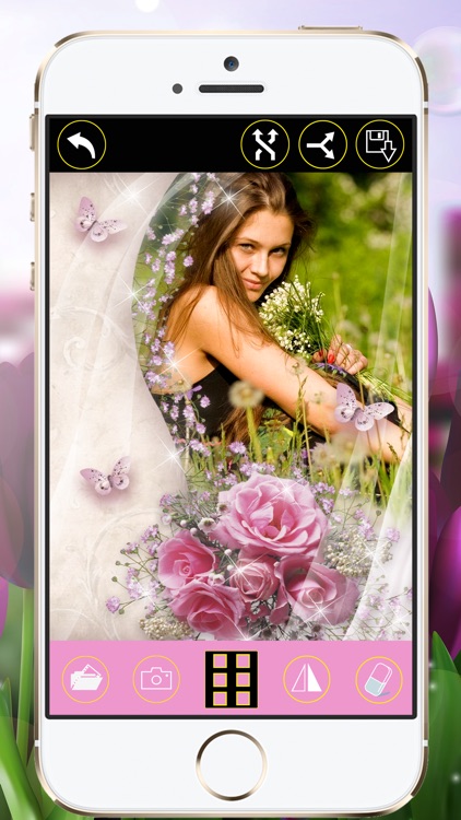 Flower Blossom Photo Frames