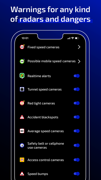 Radarbot: Speed Cameras | GPS Screenshot