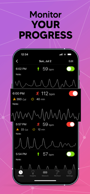 ‎Cardiio: Heart Rate Monitor Screenshot