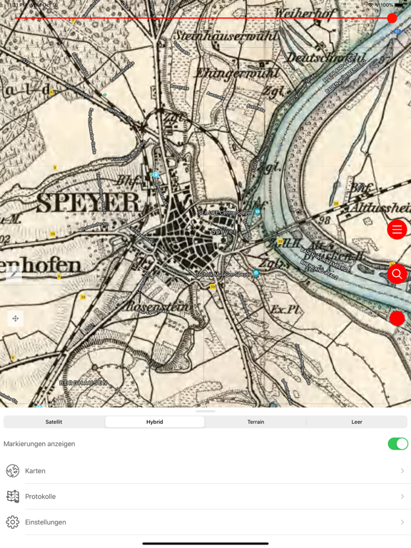 Vetus Maps iPad screenshot 5 - Navigation app