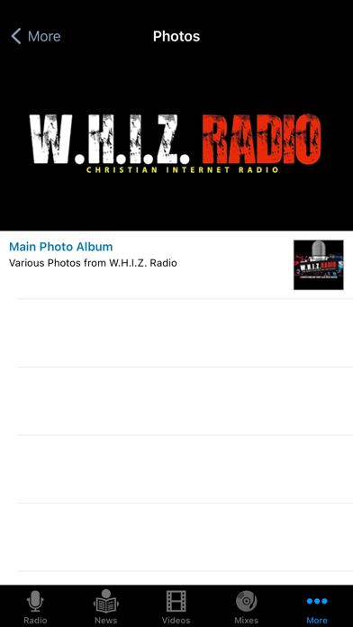 W.H.I.Z. Radio Screenshot