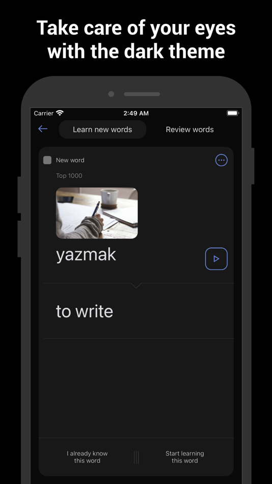 #5. Learn Turkish with Flash cards (iOS) 由: Nikita Olifer