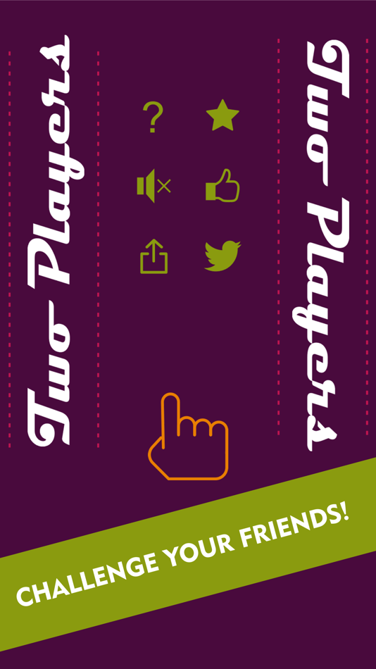 #1. Two Players : a game for two (iOS) Podle: Henrique Silva