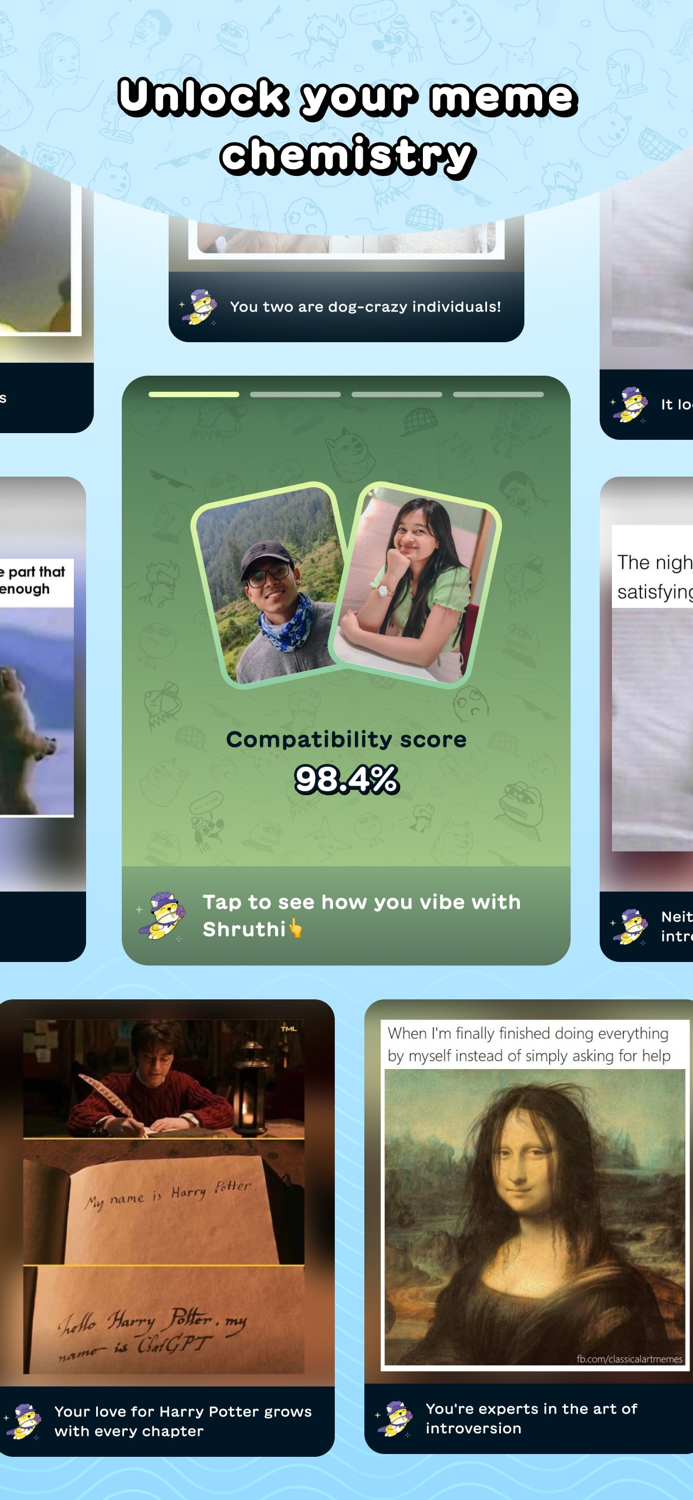 Schmooze Meme Match and Date