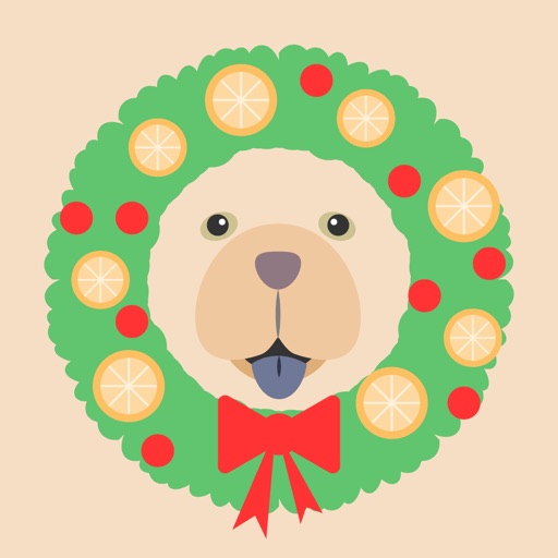 Christmas Stickers Chow Chow icon