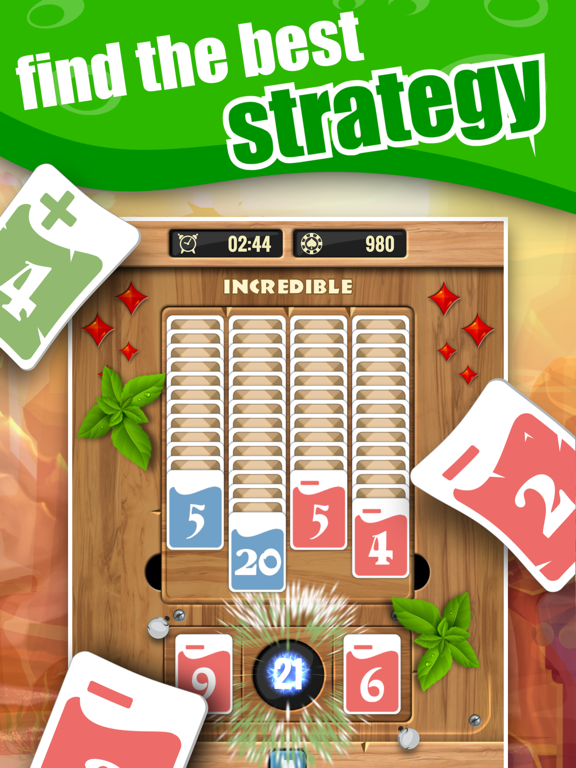 Screenshot #6 pour Zone 21 - Fast Math Solitaire