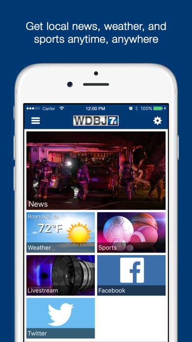 WDBJ7 News Screenshot