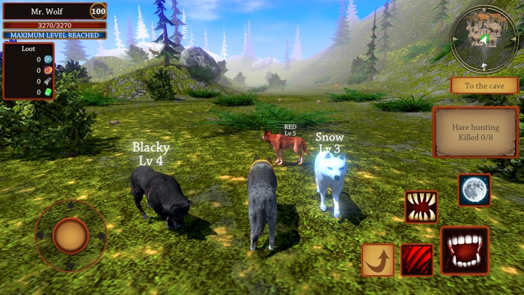 Wolf Simulator - Animal Games screenshot-5