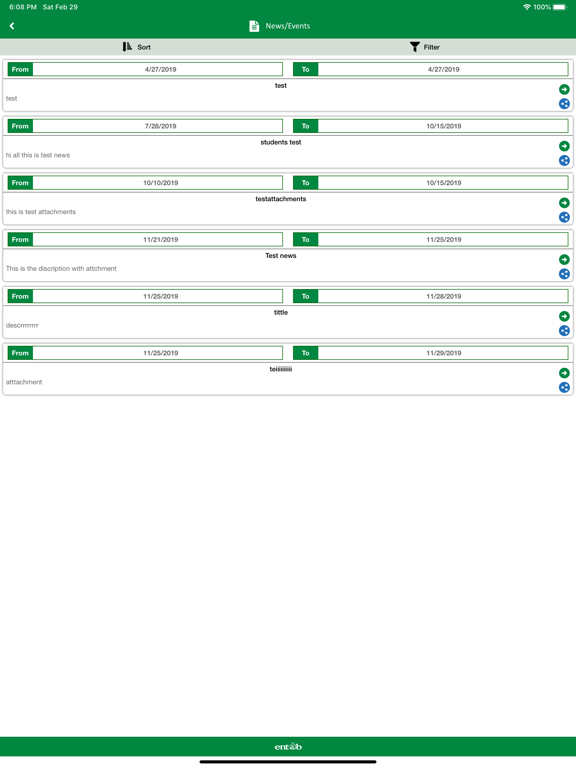 CampusCare iPad screenshot 6