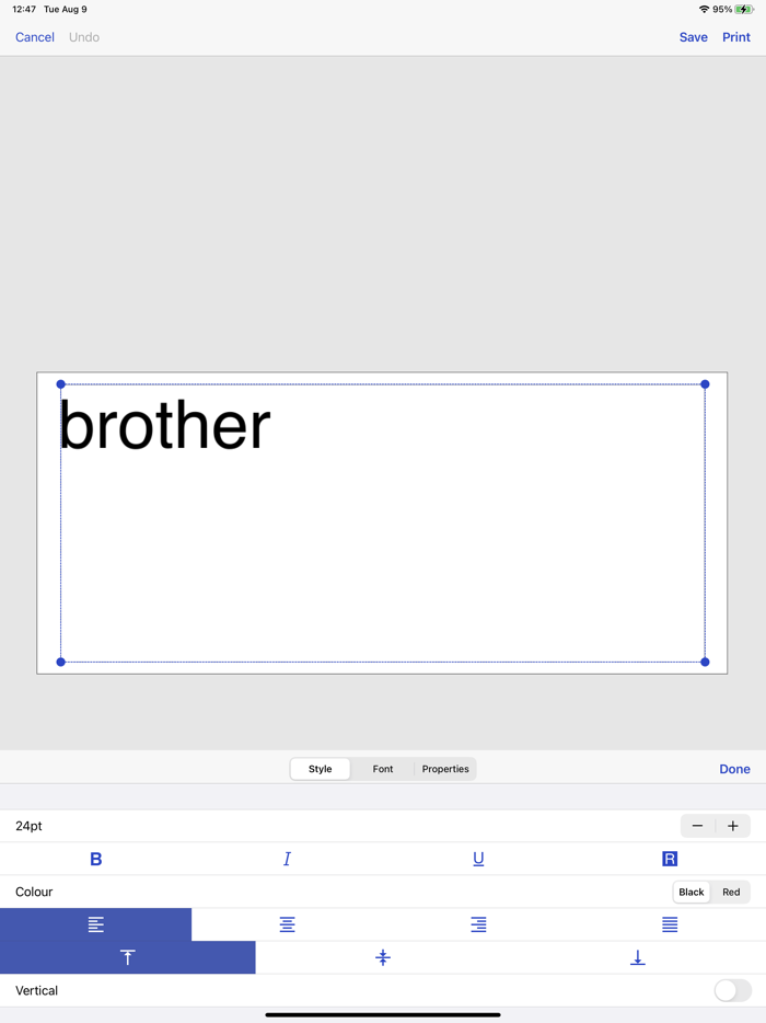 Brother iPrintandLabel