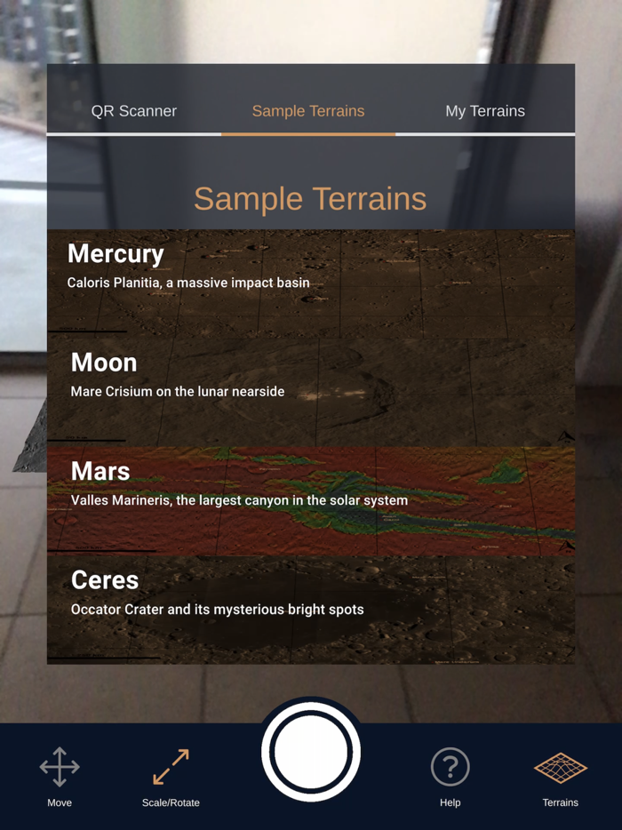 JMARS AR Viewer