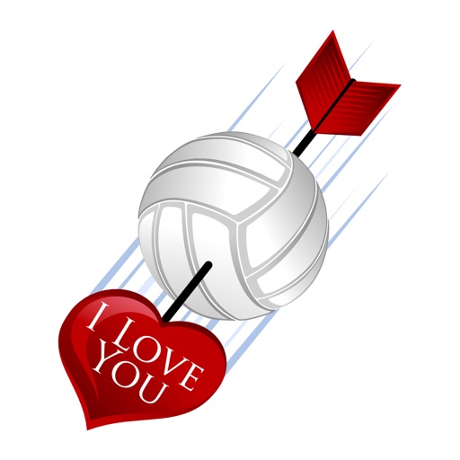 Volleyball Valentines icon