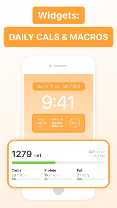 Calorie Counter: Food Tracker Screenshot on iOS