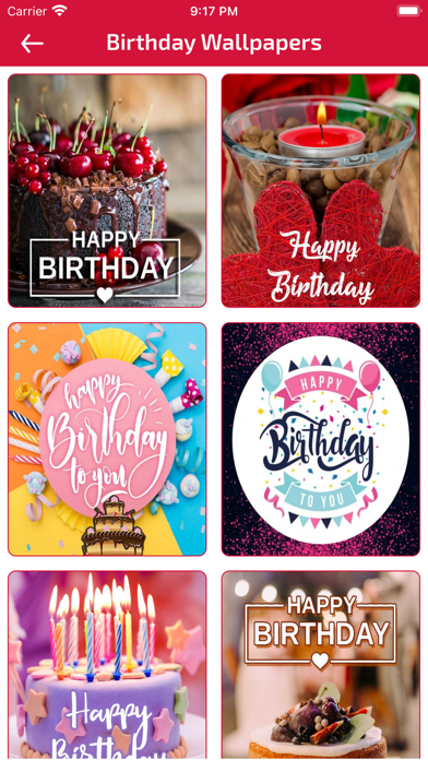 Screenshot #3 pour Birthday Wishes & Cards