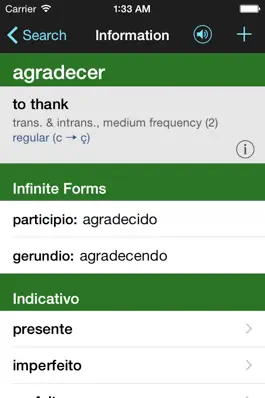 Game screenshot VerbForms Português hack