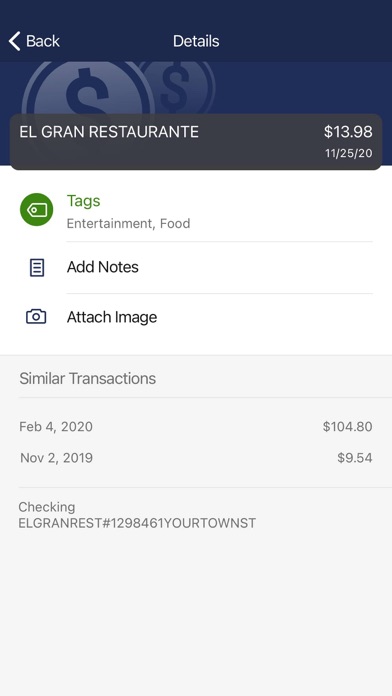 BGV Banking Screenshot