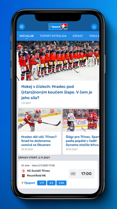 Tipsport extraliga Screenshot