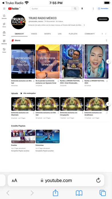 Truko Radio Screenshot