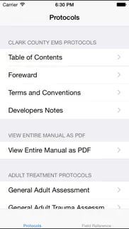 snhd protocols iphone screenshot 2