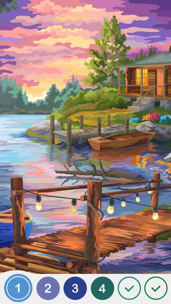 Paint by Number Oil Hey Color