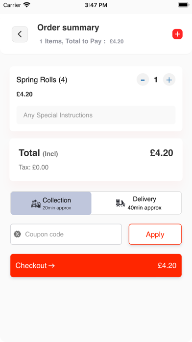 Asia fusion street food Screenshot