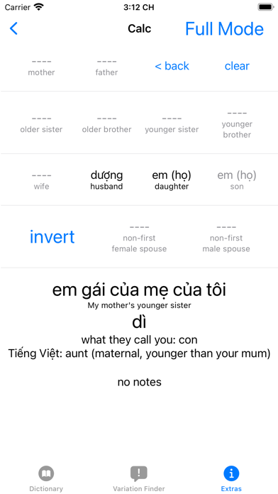 Caukie Vietnamese dictionary Screenshot