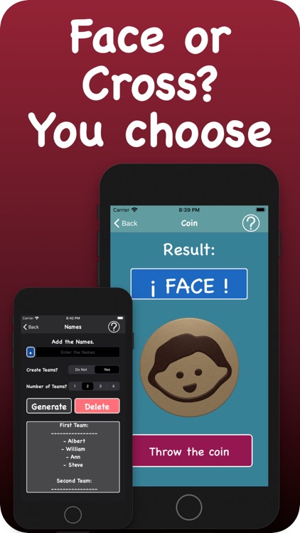 Random Name and Numbers.