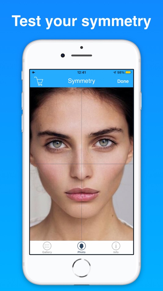 #2. Face Symmetry:nobody's perfect (iOS) Podle: Gaetano La Delfa