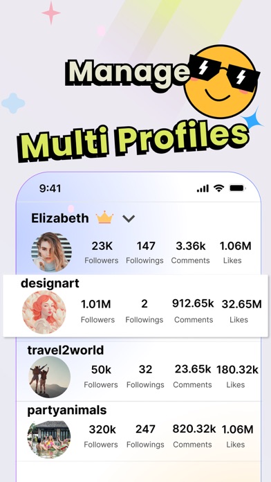 Boom - AI Followers Reports Screenshot
