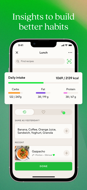 ‎Lifesum: Food Tracker & Diet Screenshot