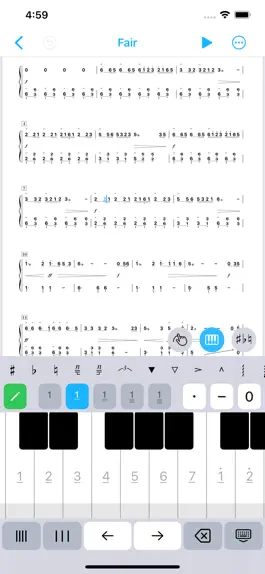 Game screenshot NumScore - Music Notation apk