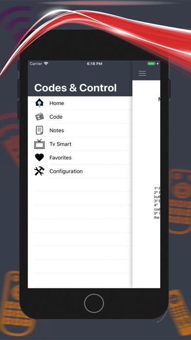 Universal Control Codes Screenshot